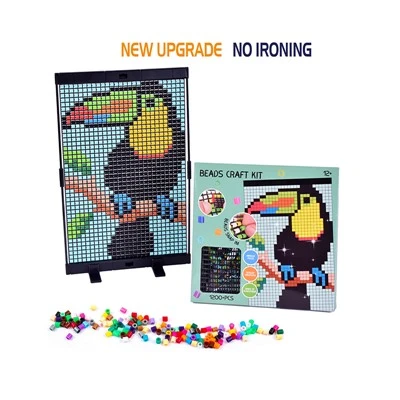 Grid 5mm Fuse Beads Kit（Páfagaukaform）
